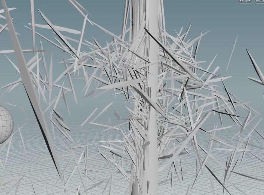 Rigid body splinters breaking apart